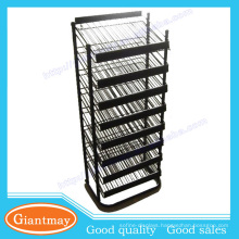 lightweight metal wire carpet rug floor samples display rack